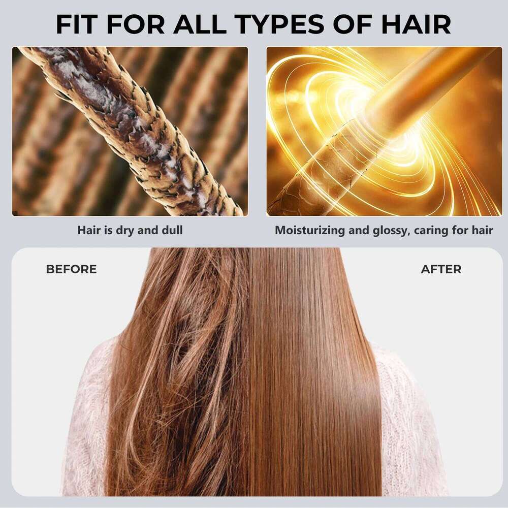 5 In 1 Hot Foldable Styler Electric Hair Heating Brush Air Curling Iron Wand Folding Blow Dryer Hairbrush