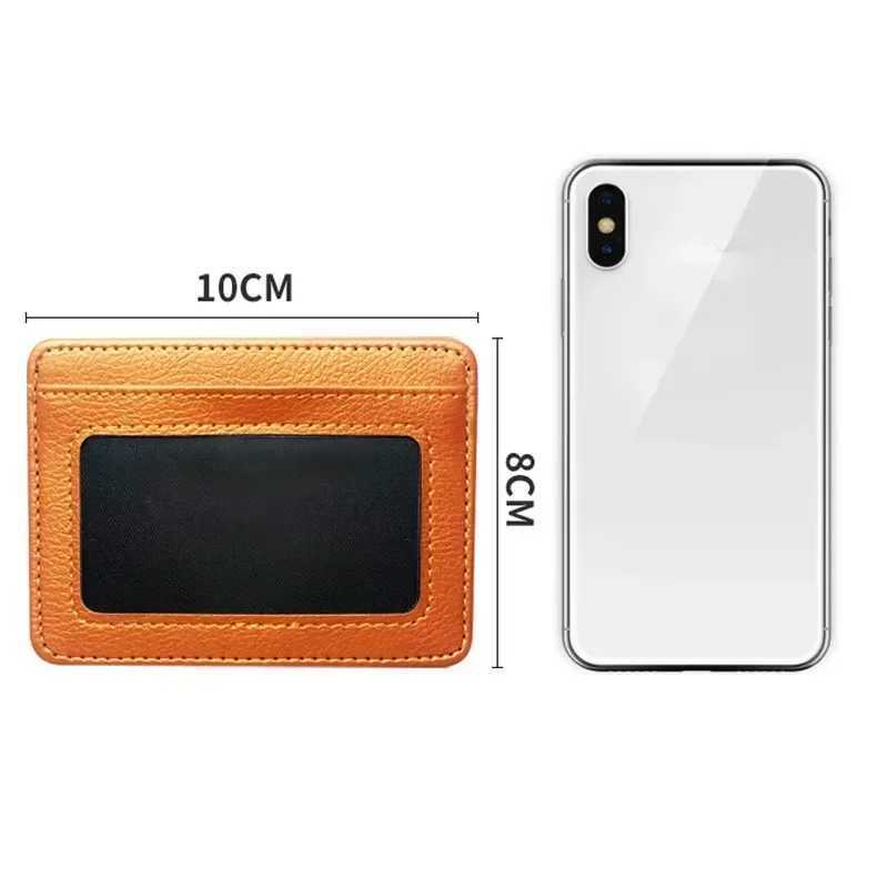 Thin PU Leather Mini Wallet Slim Bank Holder Multi Card Slots Mens Business Small ID Case for Man Purse Cardholder Z250621