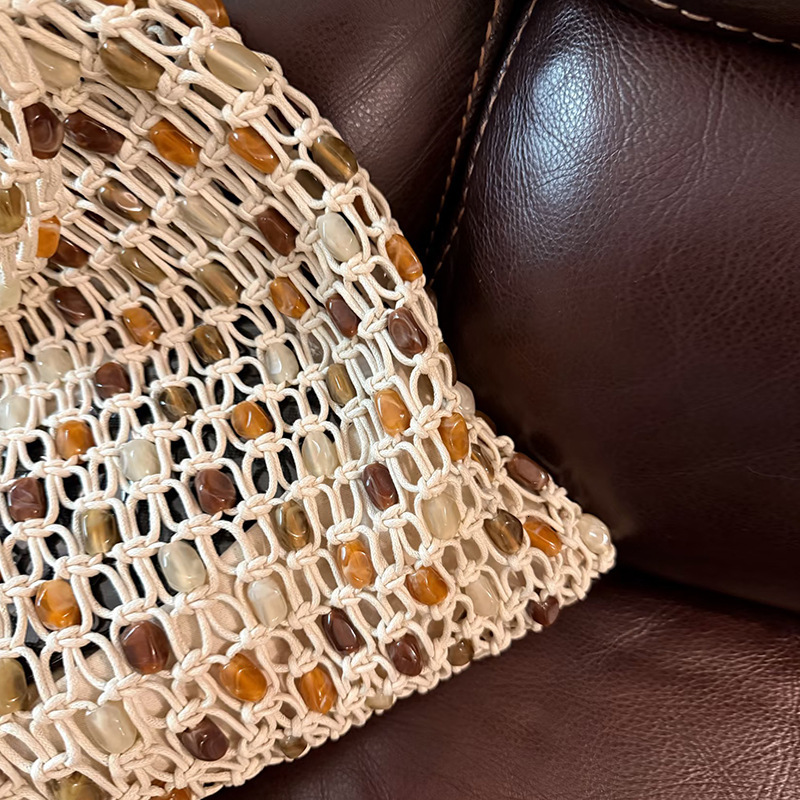Free shipping designer bag Korean Style Hollow Cotton Rope Woven Large Capacity Underarm Bag Simple Versatile Tote Bag Shoulder Bag Beach Vacation Bag