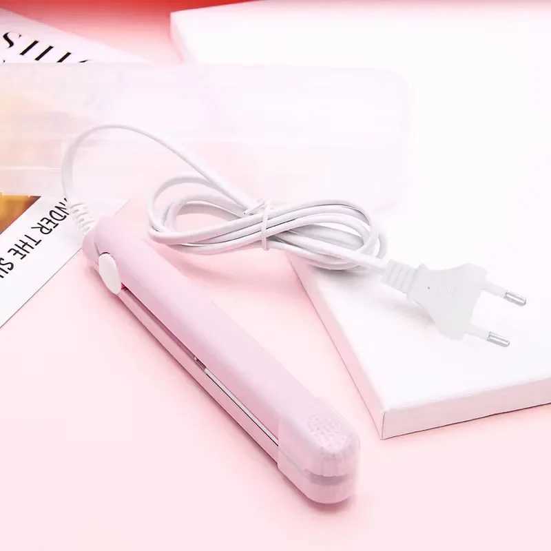 Mini Hair Straightener Clipboard Small Power Plug Curling Hair Straight Hair Girls Air Bangs Portable Hair StraightenerXJ250621