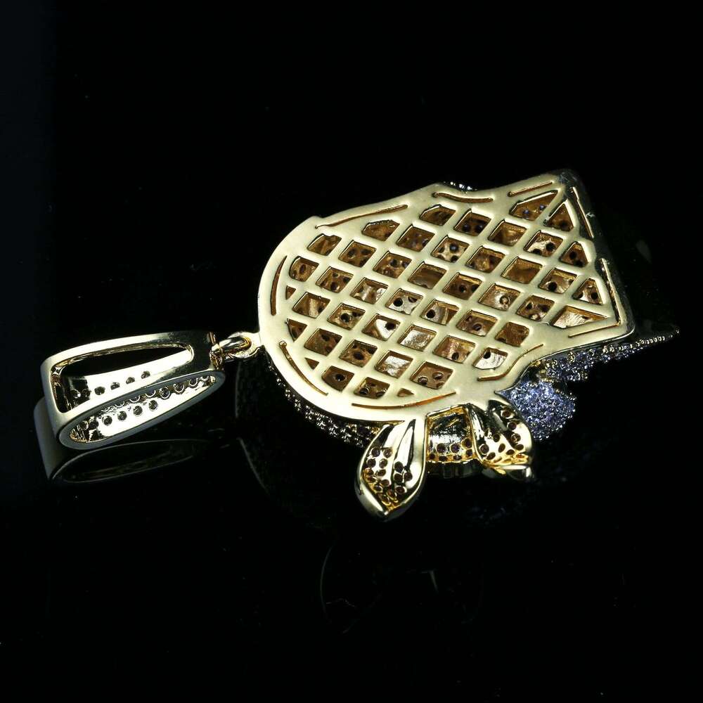 Jin Ao Pirate Skull Hip-Hop Pendant Men TikTok Full Zircon Personality Necklace