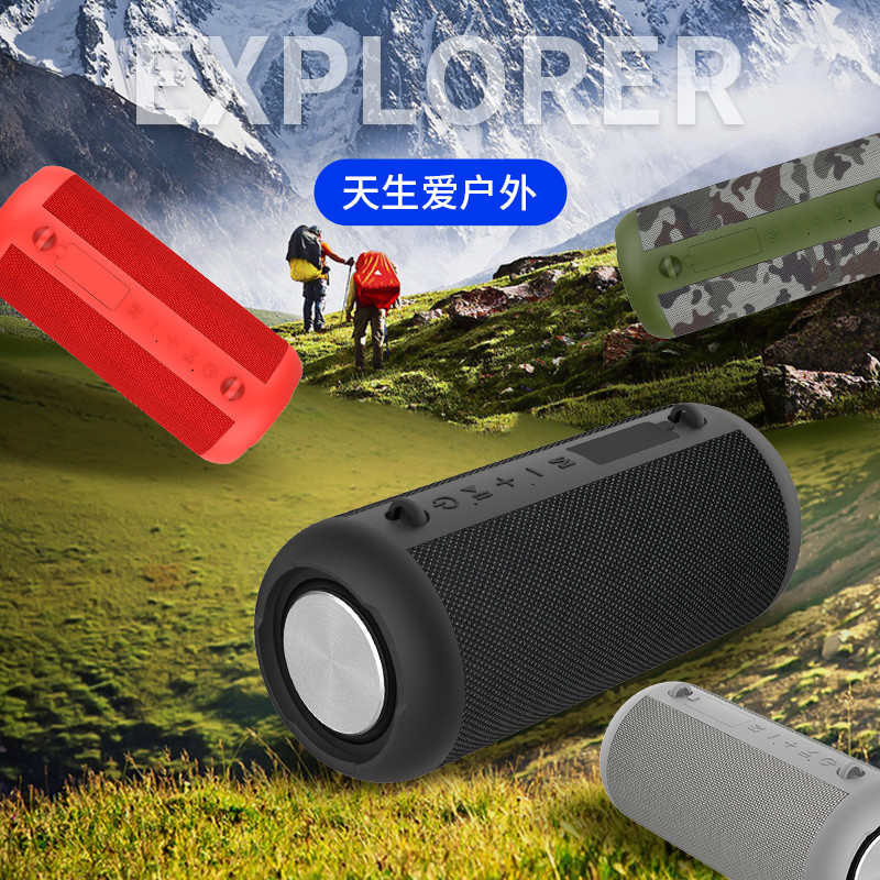 New high-power wireless bluetooth speaker outdoor riding waterproof audio heavy subwoofer bluetooth big audio