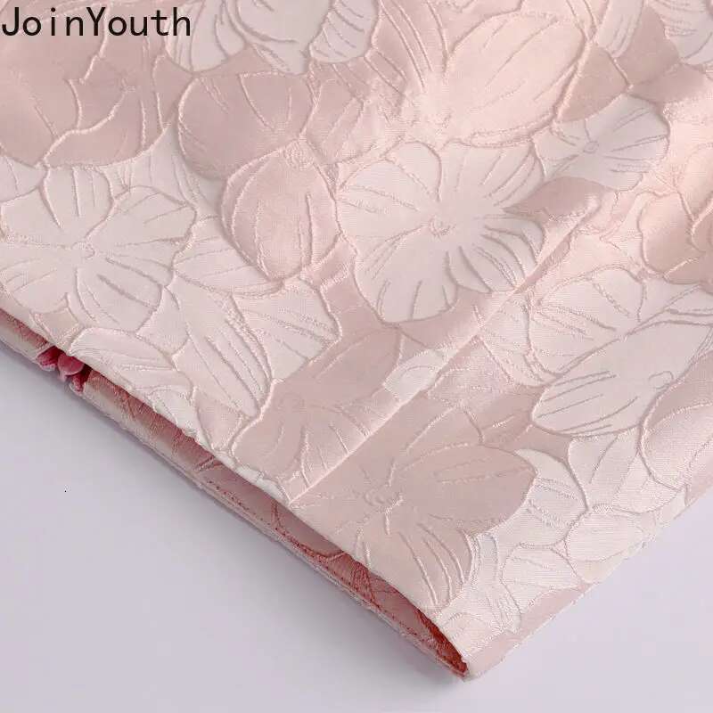 Jacquard Skirt for Women 2025 Faldas Mujer De Moda High Waist Tunic Pink Jupe Fashion Korean Saia Vintage Bodycon Mini Skirts