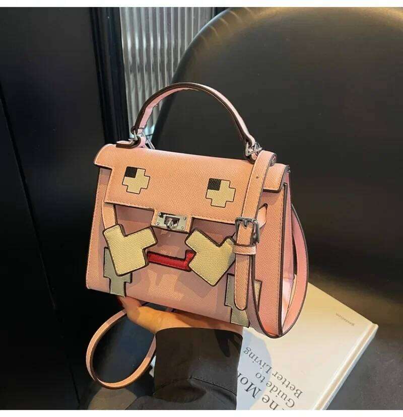 Women's Convertible Crossbody Bag Genuine Leather Handbag 3-Way Shoulder Purse With Adjustable Chain Strap For Versatility