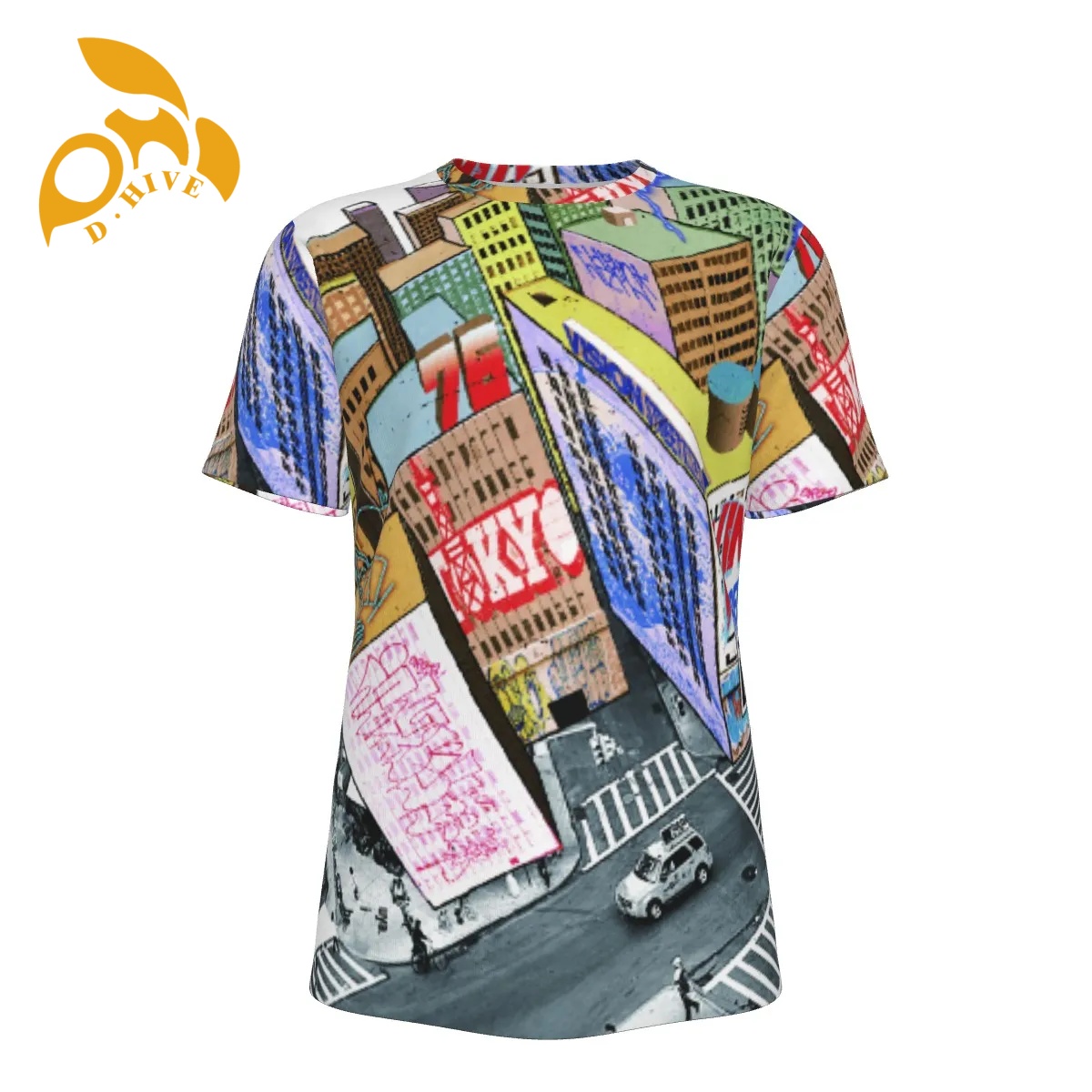 free shipping of customized fashionable All-Over Print Men's O-Neck T-Shirt | 190GSM Cotton | Birdseye with exquisite Round neck comfortable High