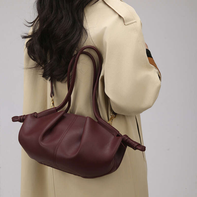 Free shipping fashion designer bag Luxury New Single Shoulder Handbag for Women High end Korean Fashion Cloud Textured Commuter Crossbody Bag Handbags