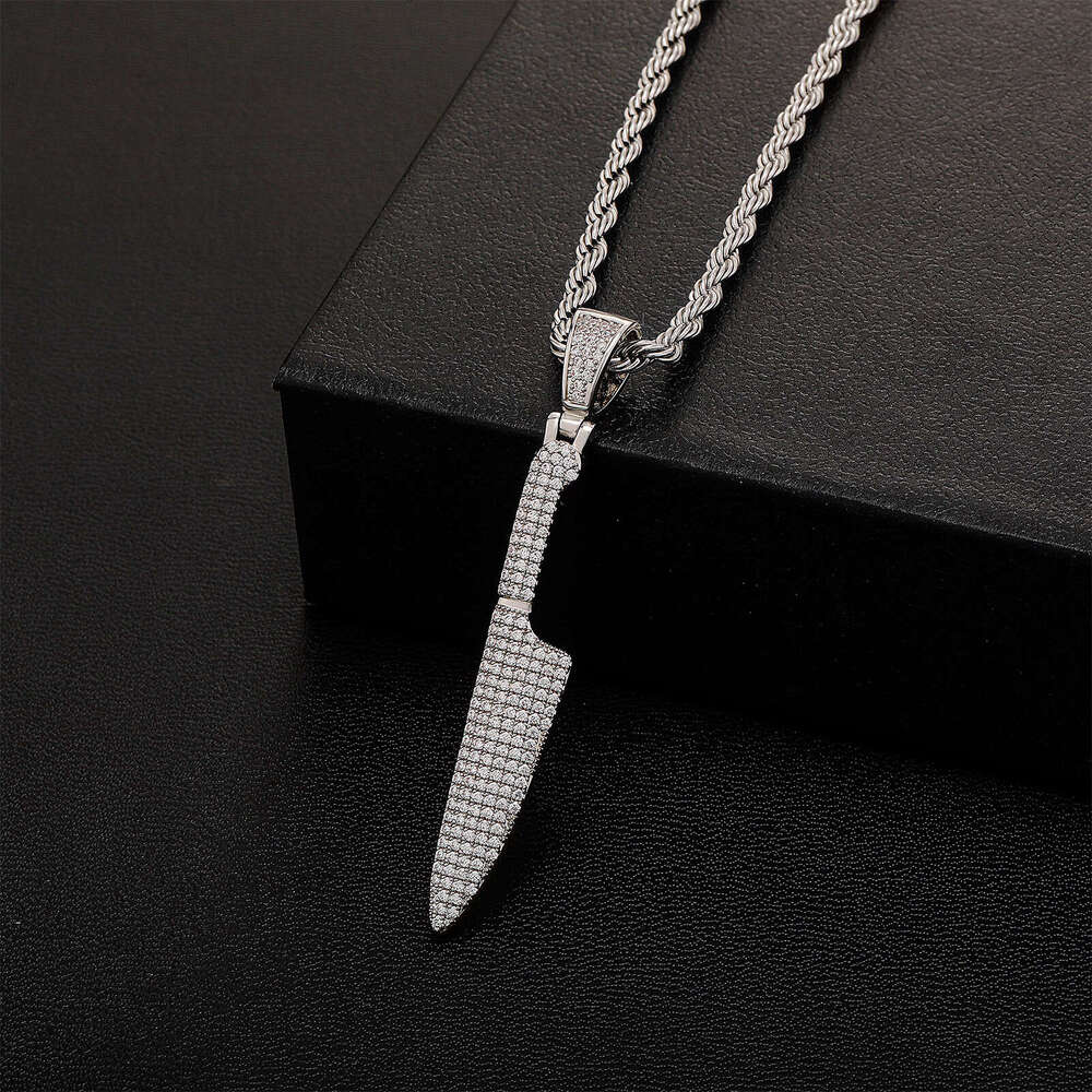 Jin Ao Necklace Dagger Knife Men's Personality Pendant New Hip-Hop Trendy Accessory