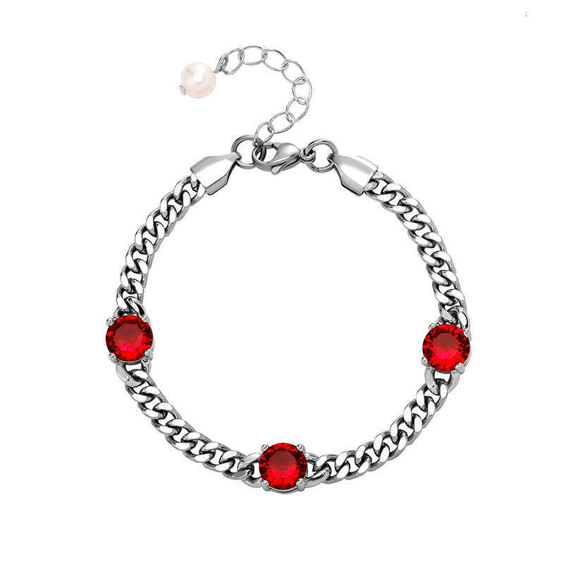 Jin Ao New Color-Retaining Cuban Simple Personality Bracelet Fashion Unisex Trendy Collarbone Chain