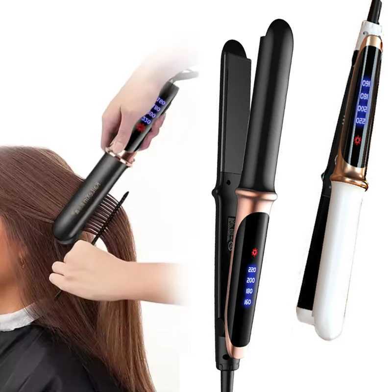 2-in-1 Professional hair straightener Fast heating modeling tool Multi-functional dry and wet hair straightenerXJ250621