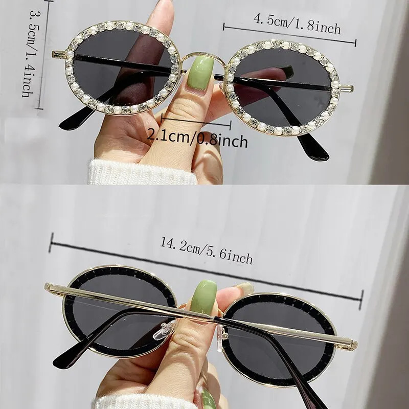 Large Frame Rhinestone Sunglasses UV Protection Crystal Sunglasses Diamond Studded Glasses Outdoor Sports Sunglasses 250617
