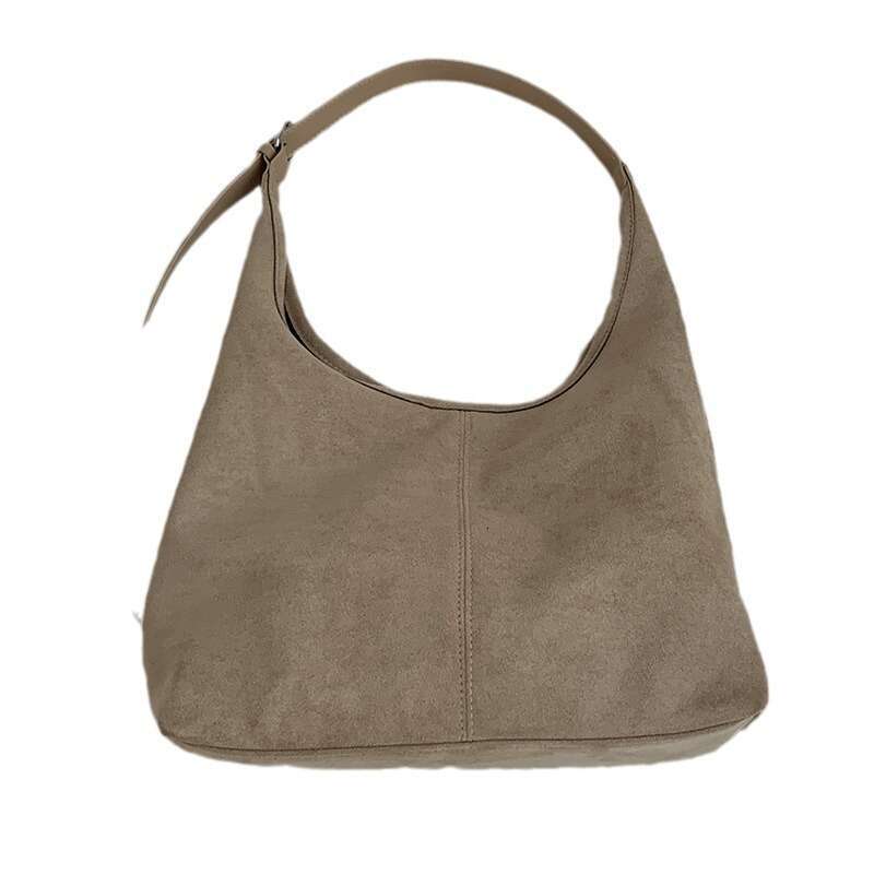 Autumn Suede Underarm for Women 2024 New Simple Tote designer bag Casual Large Capacity Shoulder Bag