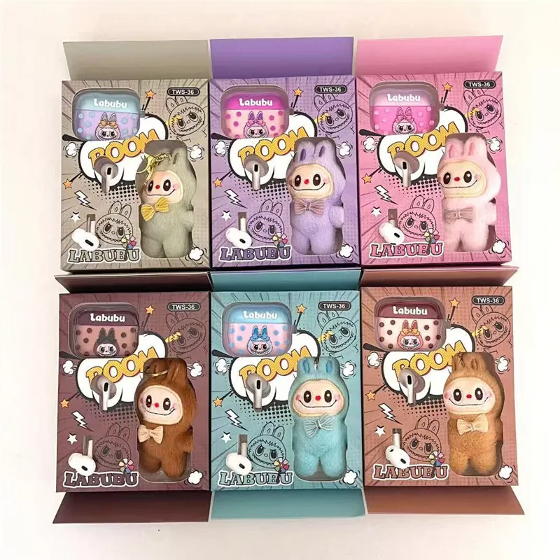 TWS36 For Popmart Labubu earphones headphones Bluetooth 5.3 auriculares Earbuds Gaming Headset