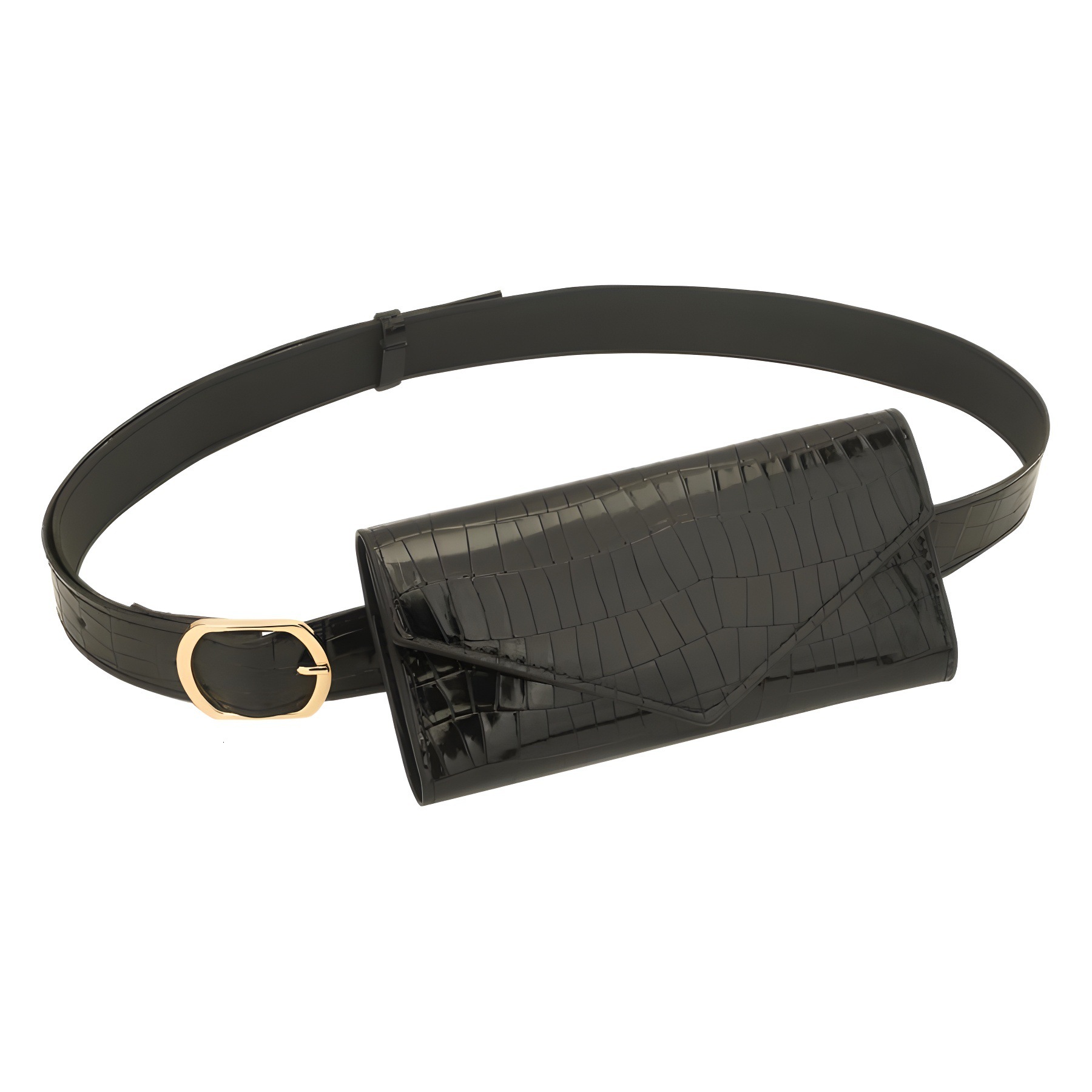 Free Shipping Designer Fashion Belt Waist Bag Women's Fashion Matching Flip Wallet PU Capable Women's Small Wallet Handbag