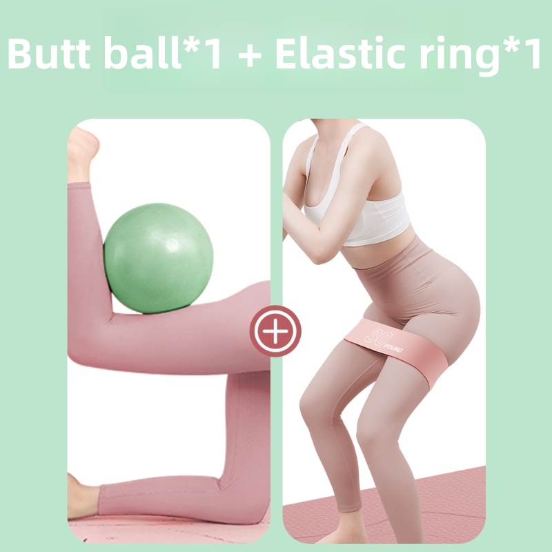 25cm Mini Ball Pilates Yoga Ball Mai Pipe Ball Gymnastics Balance Fitness Hip Ball Pilates Ball Explosion proof Yoga Core Ball Indoor Ball Yoga Fitnes