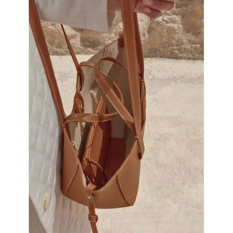 Leather Handbags Shopping Tote Bags Solid Color Commuting Travel With Purse Shoulder Grocery Storage Bag Underarm Handbag