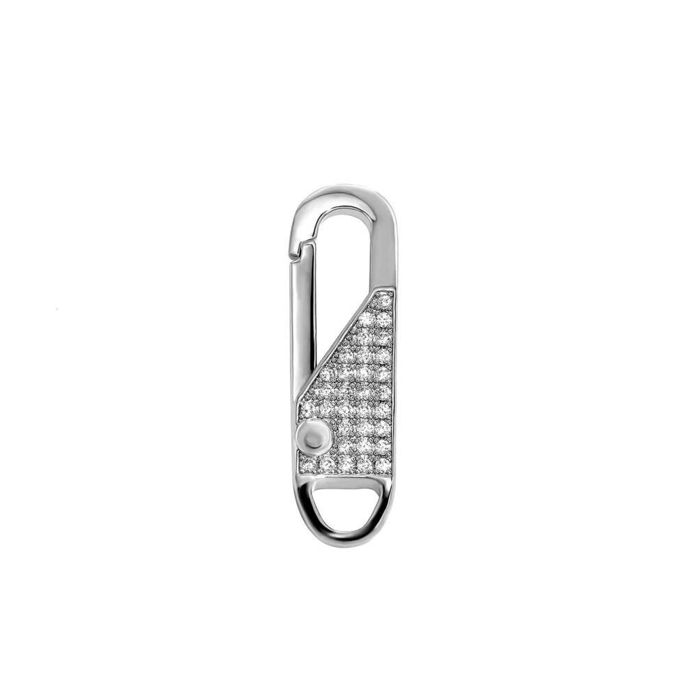 Jin Ao Jewelry High-Quality Detachable Tab Necklace Bag Coat Down Jacket Zipper Pull Can Be Used Color-Retaining Pendant