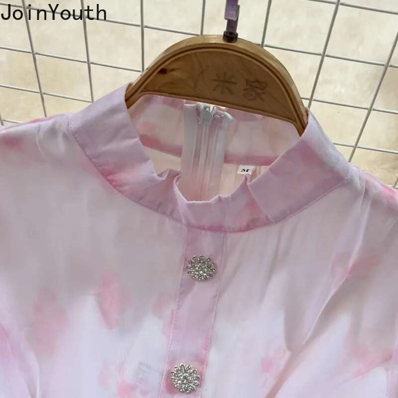 Vintage Dress for Women Lantern Sleeve Stand Neck Robe Femme 2025 Vestidos De Mujer Tunic Big Swing Summer Floral Maxi Dresses