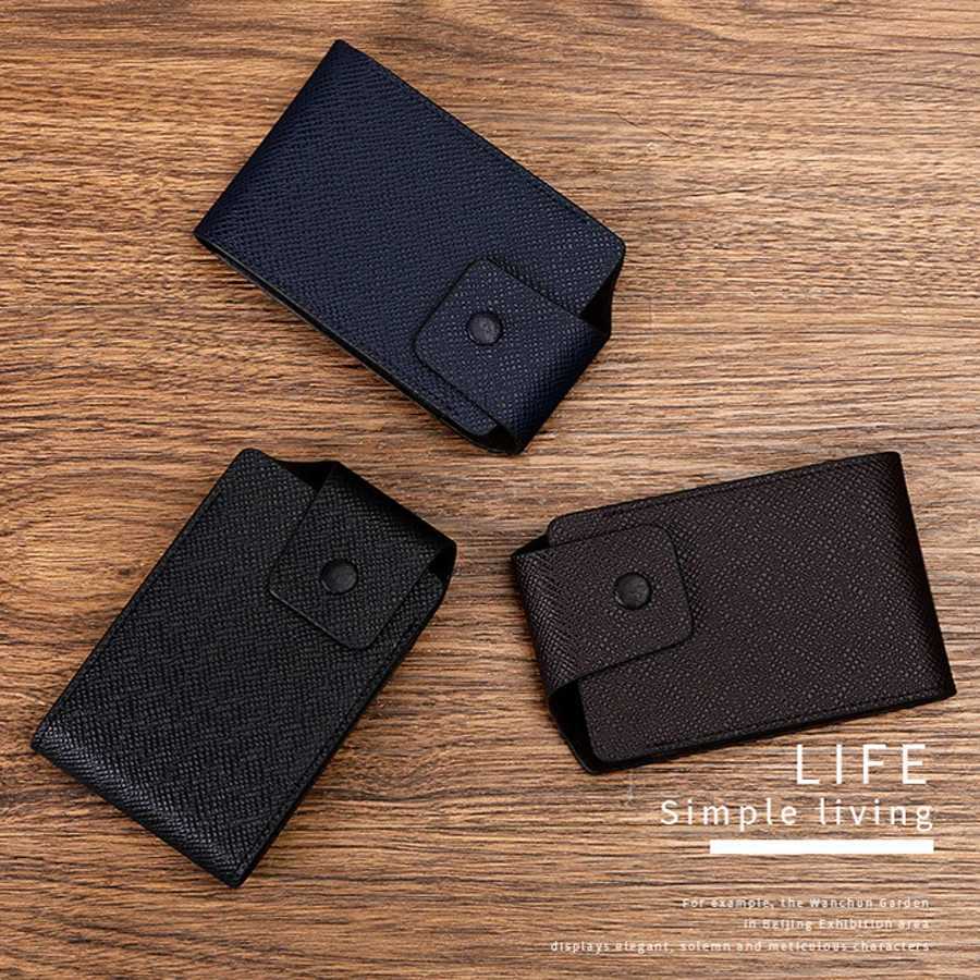 TANGYUE Men Holder Leather Purse for Cards Case Wallet for Credit ID Bank Card Holder Women Cardholder and Coins Z250621