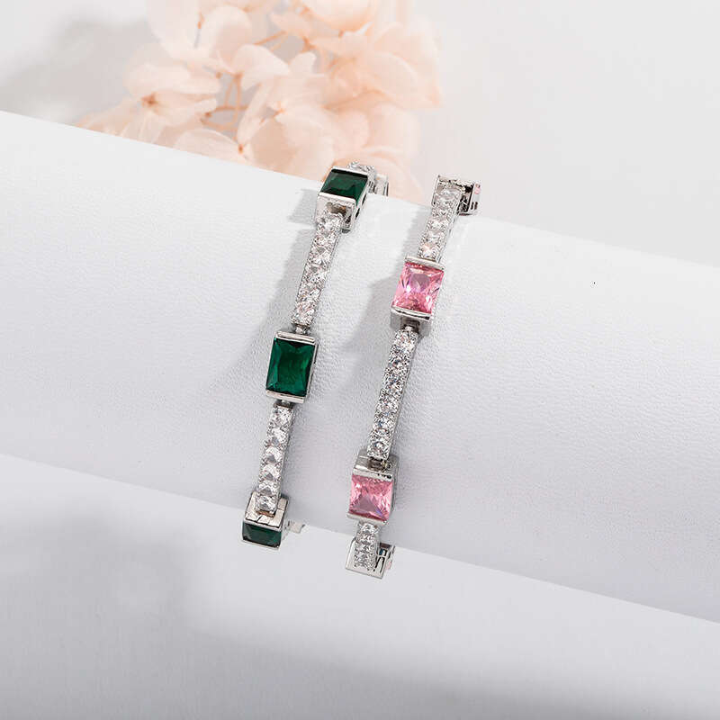 Jin Ao Fashion New Bamboo Knot Red Necklace Bracelet National Trend Rap Style Zircon Chain Unisex Summer Trendy Match