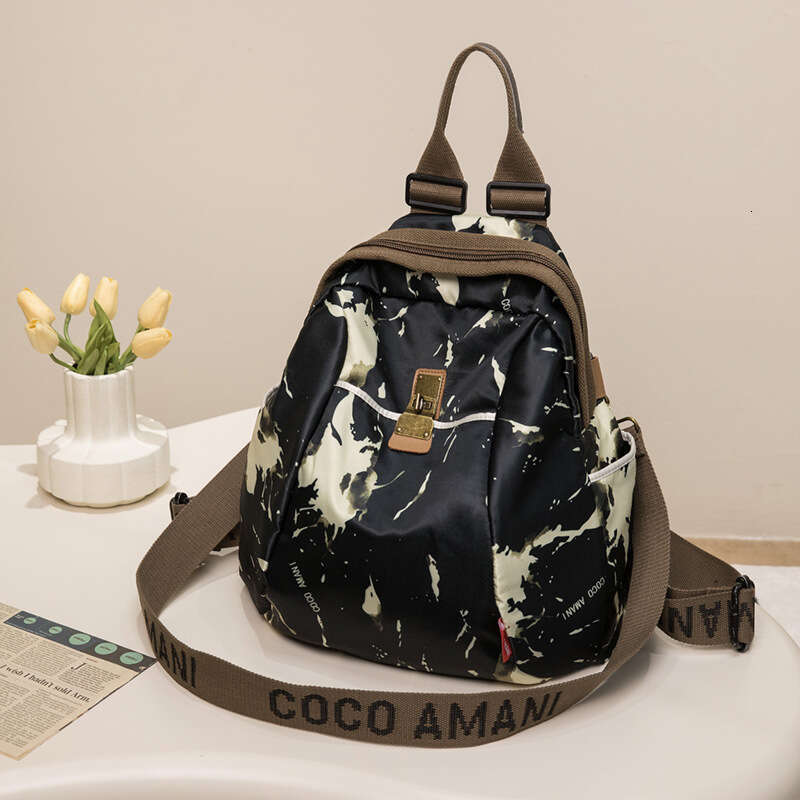 High-end Backpack for Women 2025 New Fashion Commuter Large Capacity Oxford Cloth Ladies Casual Travel Bag