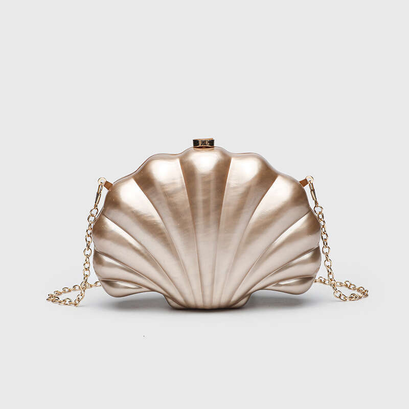 New Style Trendy Crossbody Irregular Shell Acrylic Fashion Wedding Evening Clutch Bag