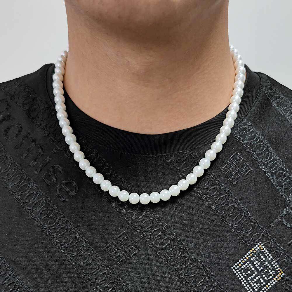 8mm Pearl Light Niche Design Choker High-end Clavicle Chain Women's Necklace Jewelry 316a