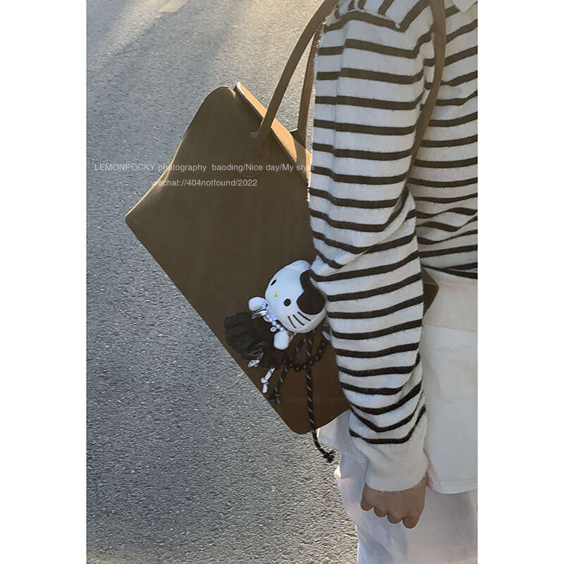 designer bag Autumn Suede for Women 2024 New Fashion Tote Simple Commuter Large Capacity Underarm Bag