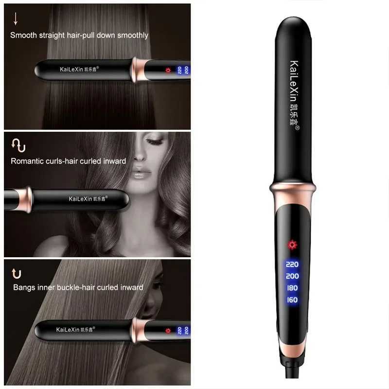 2-in-1 Professional hair straightener Fast heating modeling tool Multi-functional dry and wet hair straightenerXJ250621