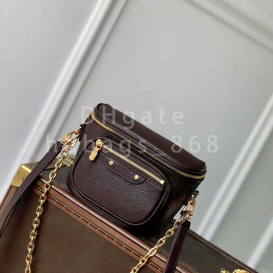 10A Mirror quality cowhide Designer Mini BumBag Luxury Crossbodys bags Calfskin Leather 17cm, Includes Box LB06A