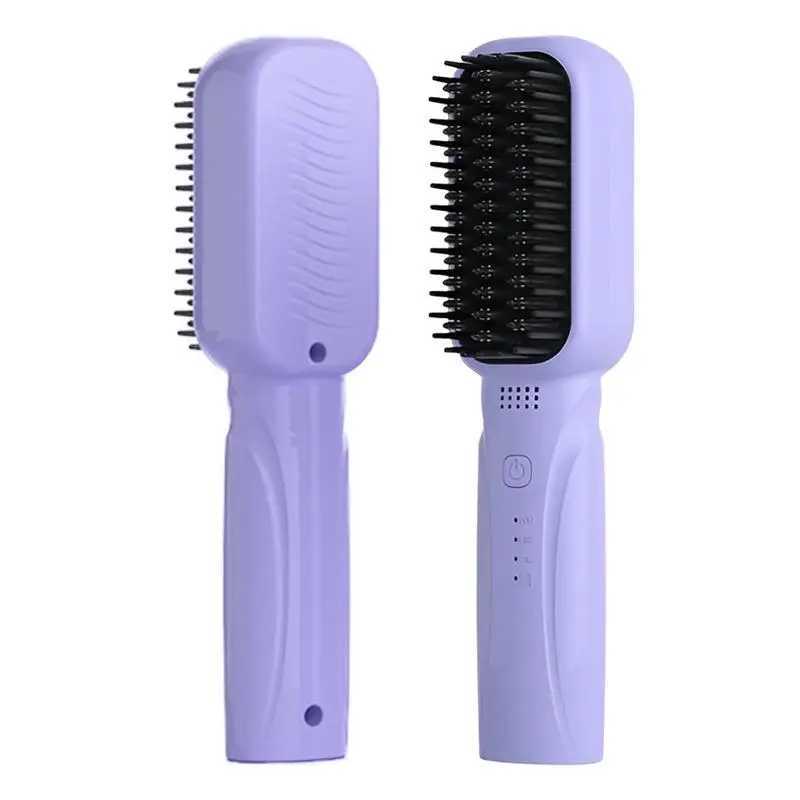 Hair Straightener Professional Quick Heated Electric Hot Comb Hair Straightener Personal Care Multifunctional Hairstyle BrushXJ250621