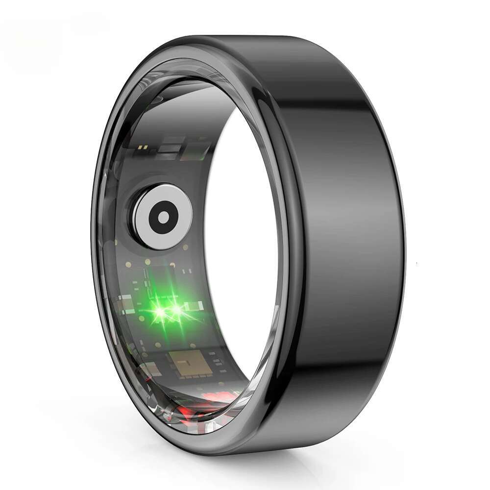 2025 Smart Ring Military Grade Titanium Steel Shell Health Monitoring IP68 & 3ATM Waterproof Multi-sport Modes