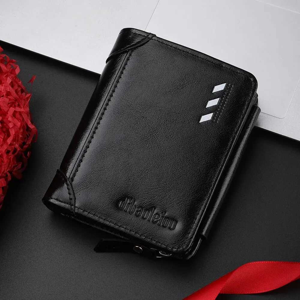 Mens Wallet Fashion Pu Soft Leather Wallet Card Holder Zipper Coin Pocket Coin Wallet Multi Card Wallet Gift Mens Wallet Z250621