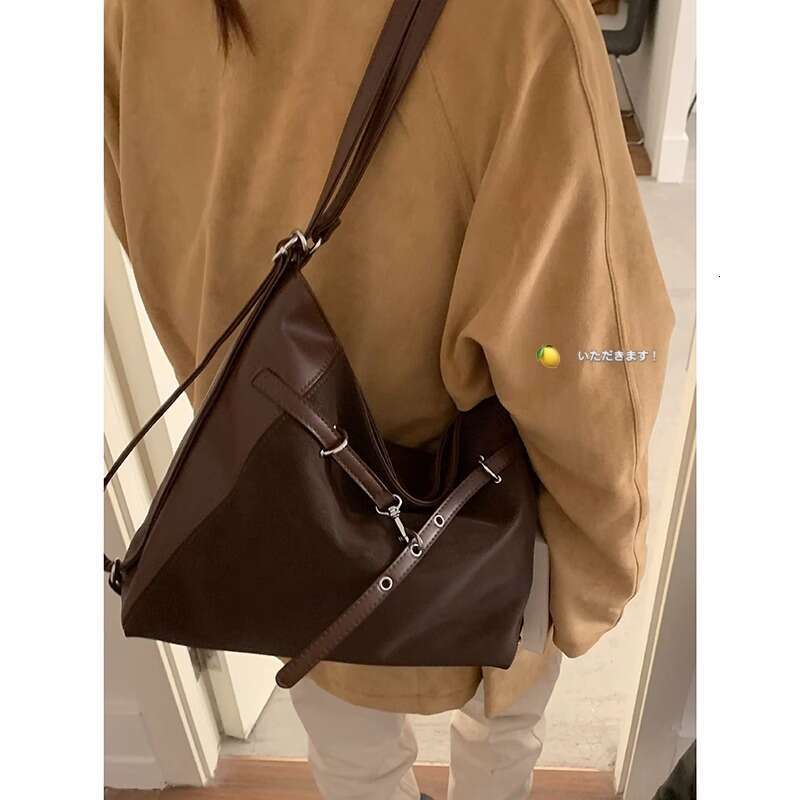 designer bag Winter Melad Style for Women 2024 New Fashion Tote Bag Casual Large Capacity Backpack