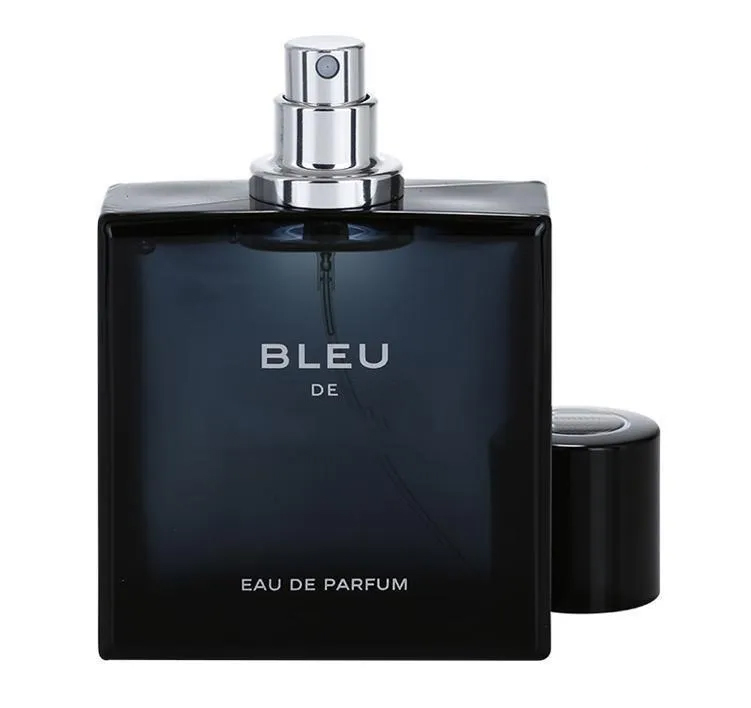 On Sale Perfume BLUE Men EDP EDT 100ML Body Spray Cologne Brand Natural Long Lasting Pleasant Fragrance Male Charming Scent for Gift 3.4 fl.oz Fast Ship Wholesale