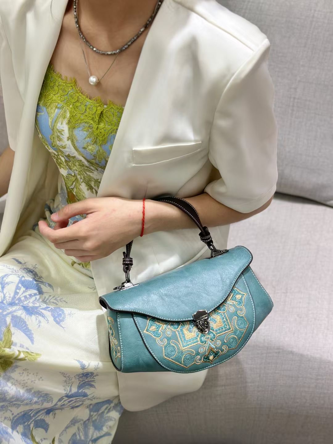 RH1653 Chinese Floral - Embroidered Handbags designer bag Support customization