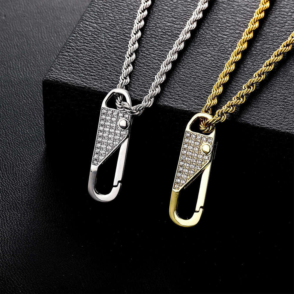 Jin Ao Jewelry High-Quality Detachable Tab Necklace Bag Coat Down Jacket Zipper Pull Can Be Used Color-Retaining Pendant