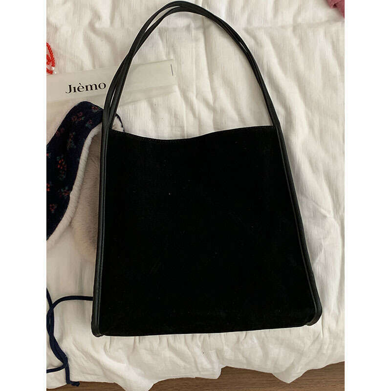 designer bag Winter Suede Underarm for Women 2024 New Korean Style Tote Casual Large Capacity Shoulder Bag