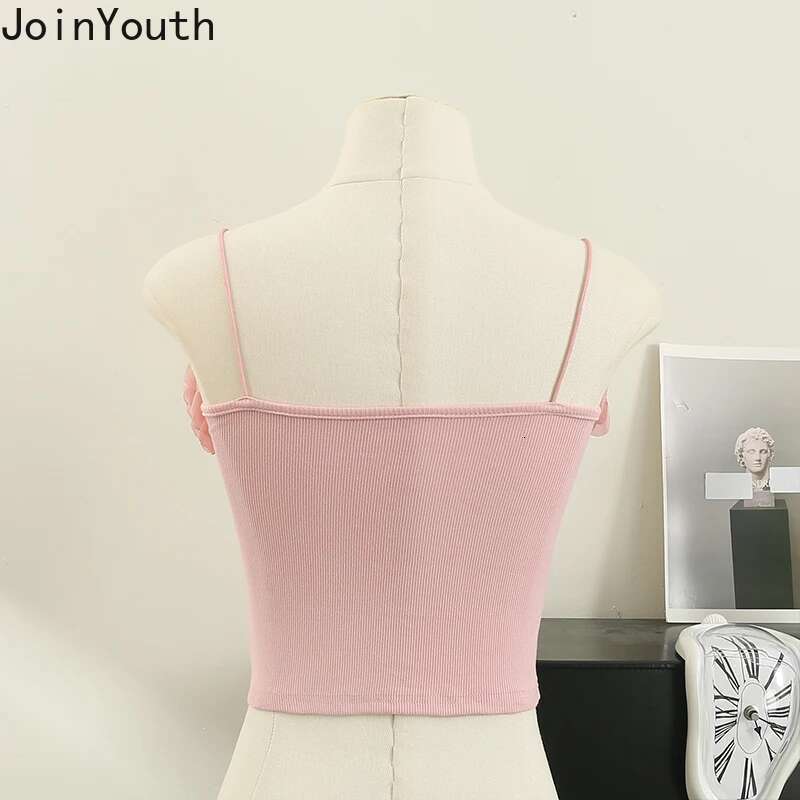 Crop Tops Women Clothes 3D Floral Sexy Tanks Fashion Summer Vest Y2k Tops Sleeveless Tunic Backless Korean Camis 2025 Ropa Mujer