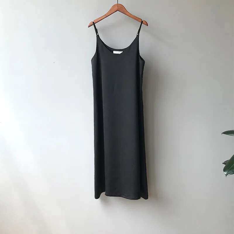 JoinYouth Vintage Satin Solid Dress Women 2025 Elegant V Neck Long Sexy Dresses Summer Fashion Party Robe Korean Lady Vestidos