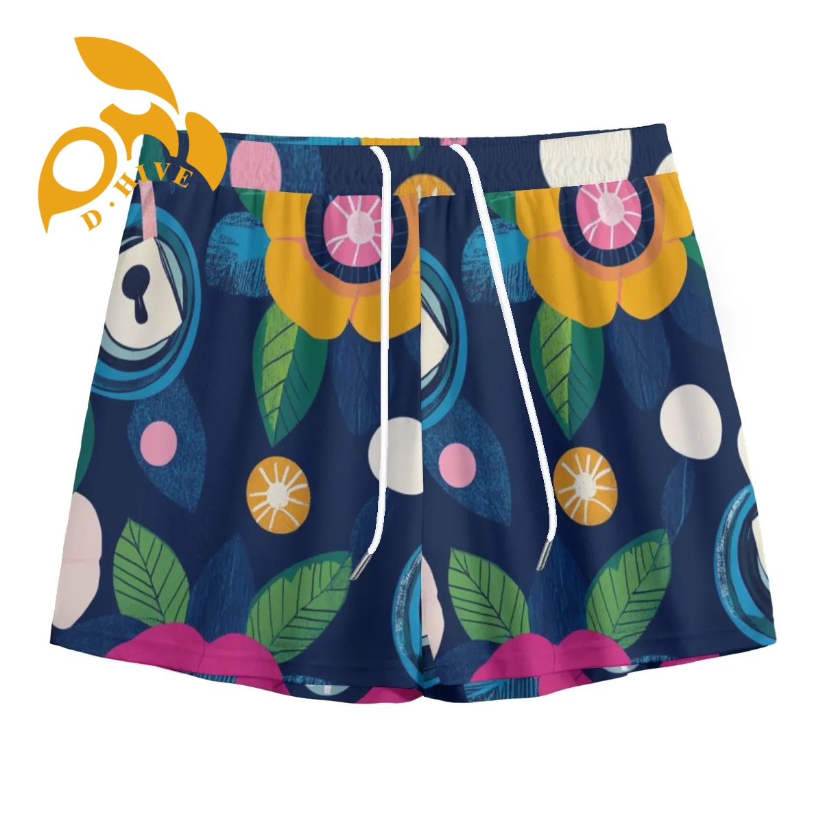Free Shipping Customized Summer designer custom DIY men's polyester short sport beach pants outdoor breathe All-Over Print