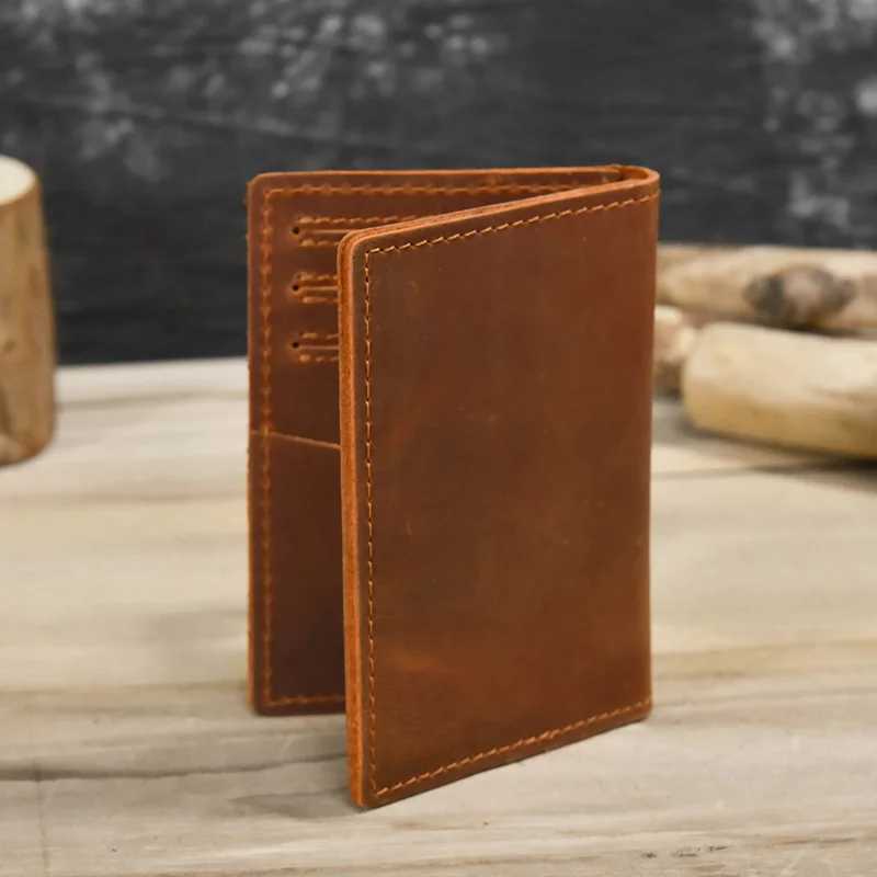 Luufan Genuine Leather Short Wallet Men Wowen Simple Design Purse Holder Change Coin Purse Male Mini Clutch Wallets Z250621