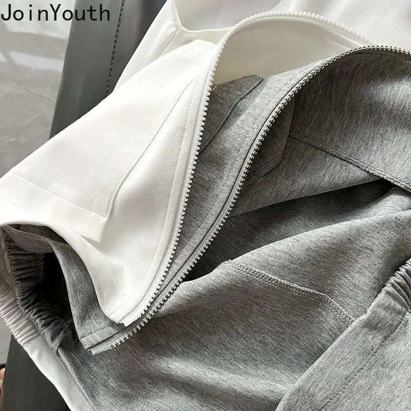 Korean Streetwear Hoodies for Women 2025 Ropa Mujer Hooded Sleeveless Oversized Vest Y2k Tops Casual Zipper Fashion Sweatshirts