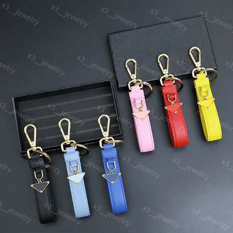 HOT Multicolor Brand Fashion Bag Pendant Men Women Car Key Chain Keyring Designer Leather Keychain Cute Lover Luxury Designer Car Keychains Accessories for gifts