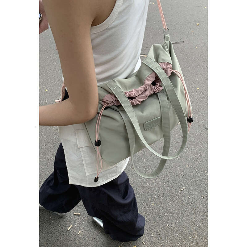 Casual Simple Canvas for Women Summer 2024 New Korean Style designer bag Tote Versatile Large Capacity Shoulder Bag