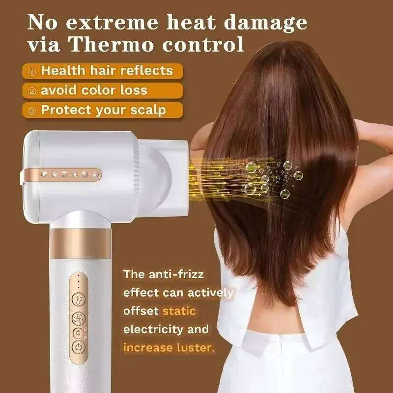 7 in 1 dryer Professional Negative Ion curling Iron Straightener Brushless Motor High Speed Hair Dryer Hot Comb Set
