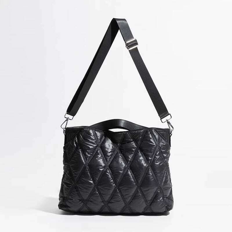Designer bag Fashion Lingge Quilted Puffer Tote Designer Padded Women Handbags Casual Nylon Shoulder Crossbody Bags Large Capacity Bag