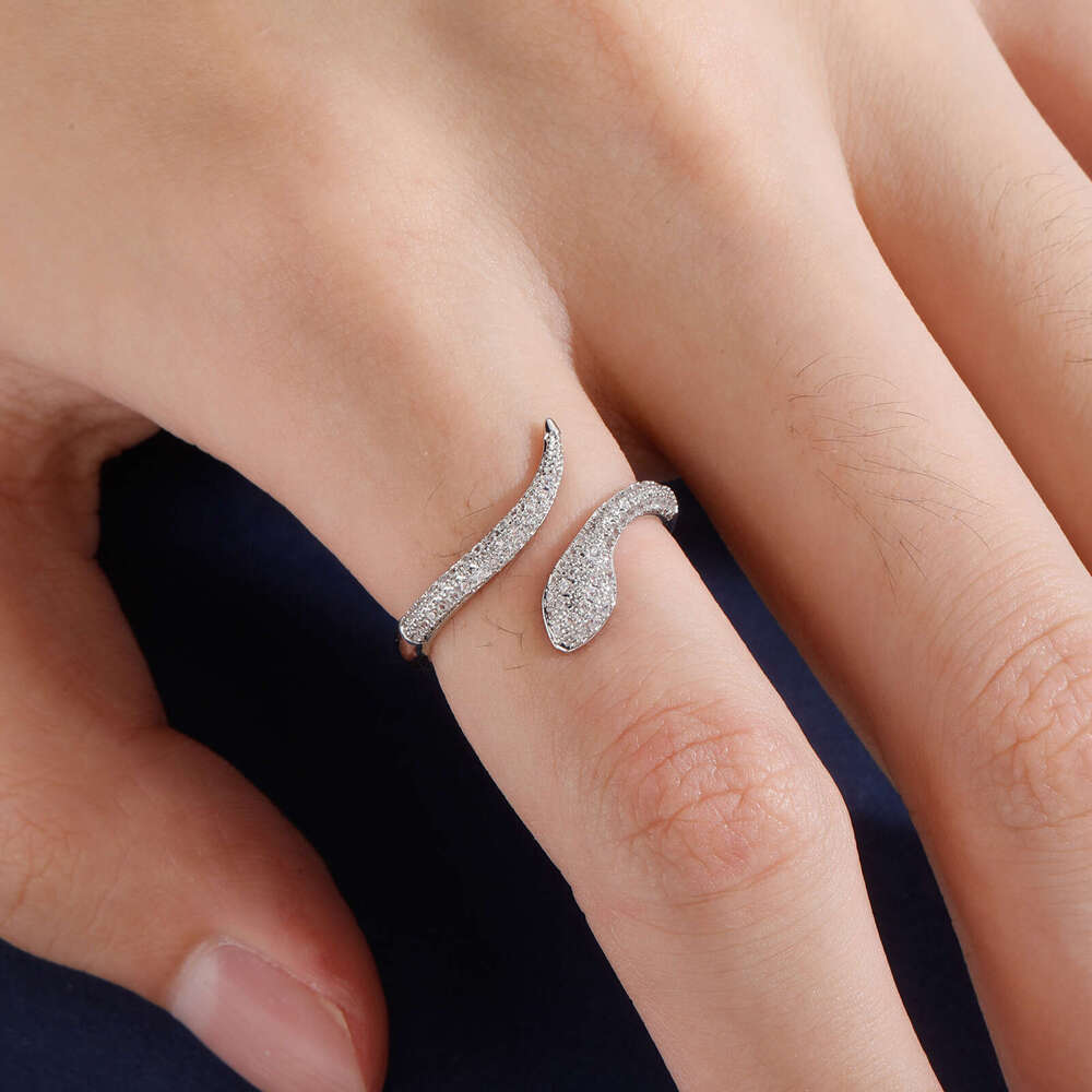 Similar Irregular Shell Bead Open Niche Design High-end Sense Index Finger for Women Simple Ring