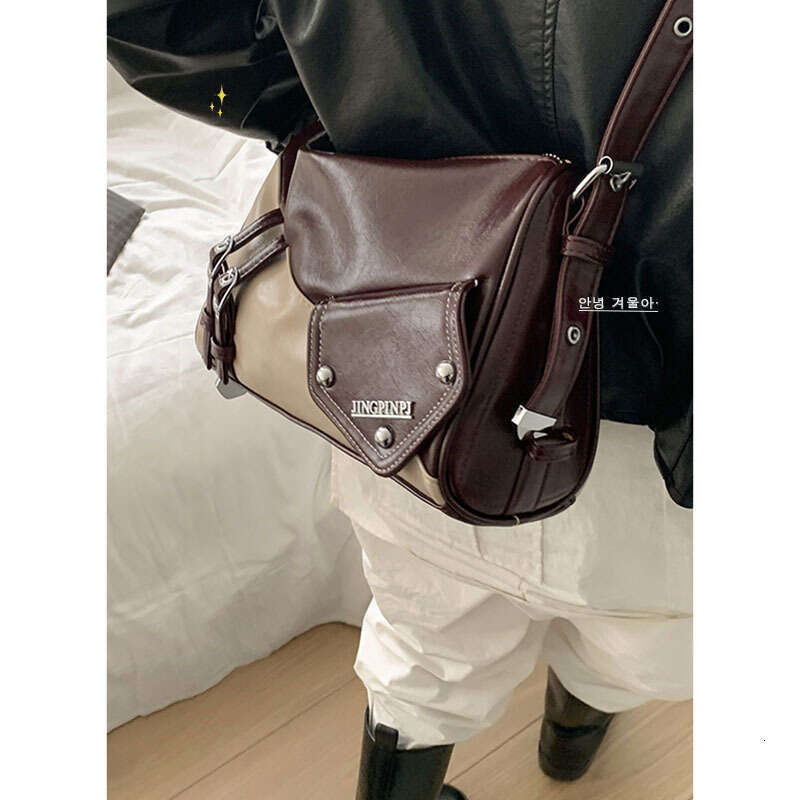 designer bag Autumn Winter Niche Underarm for Women Bags 2024 New Color-Block Pillow Simple Large Capacity Crossbody Bag