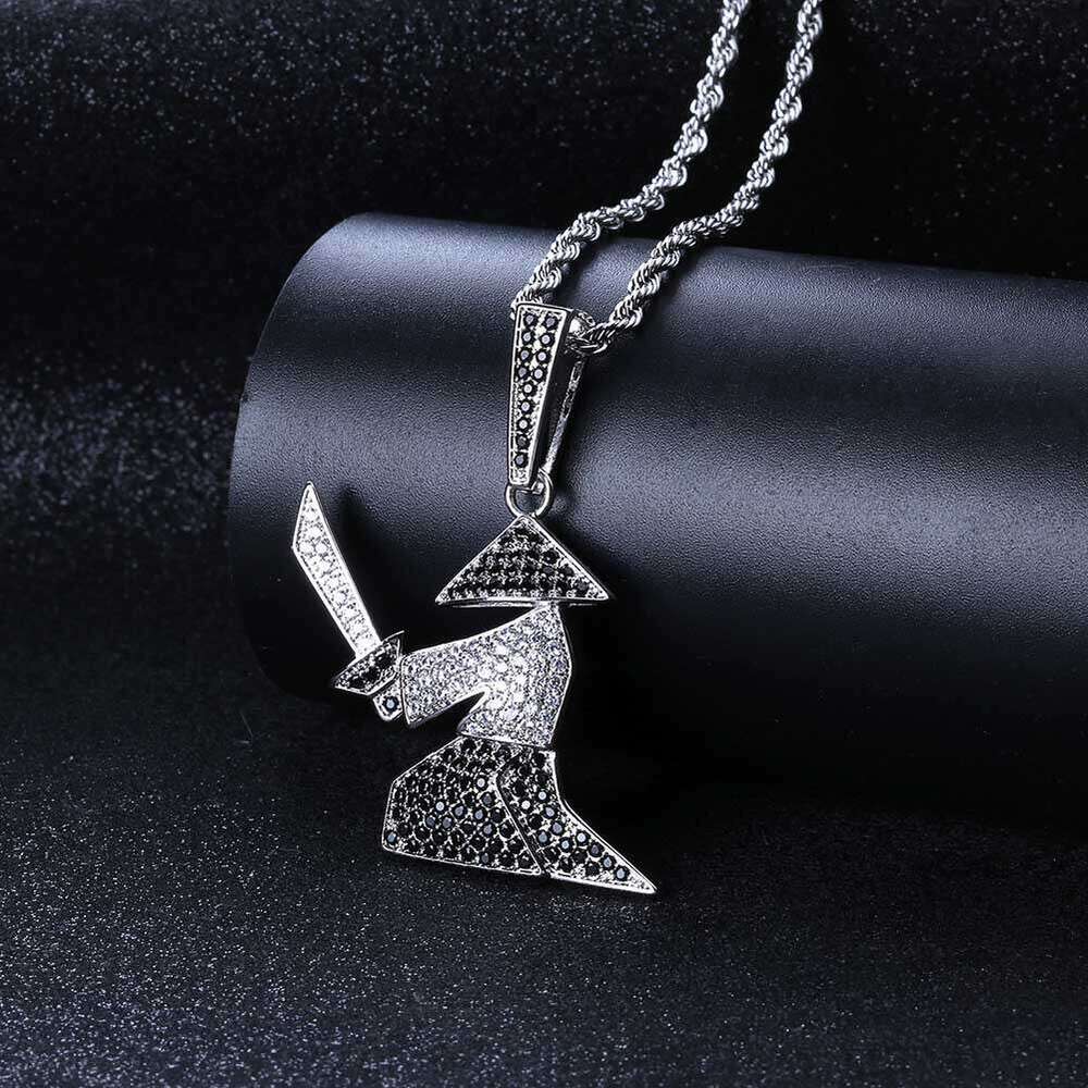 Hip Hop Personality Samurai Ronin Style Unisex Trendy Pendant