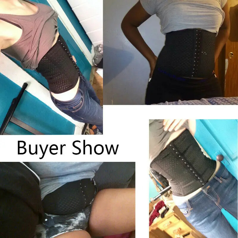 Waist Trainer Corset Shaper Girdle Body Building Women Postpartum Belly Slimming Belt Modeling Strap Tummy Control Shapewear 250617